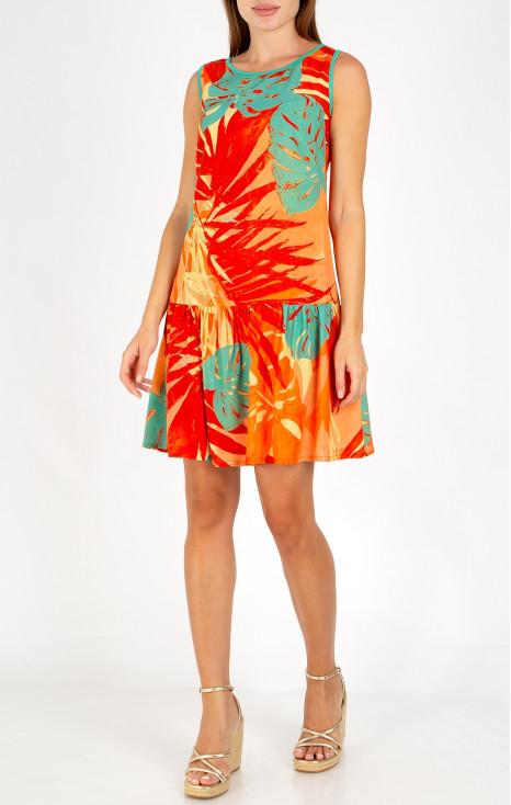 Summer dress Summer Energy in lightweight viscose