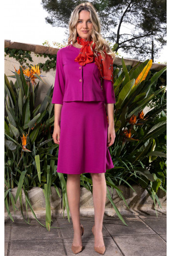 A line Jersey Skirt in Purple Orchid [1]