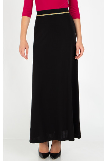 Black maxi skirt