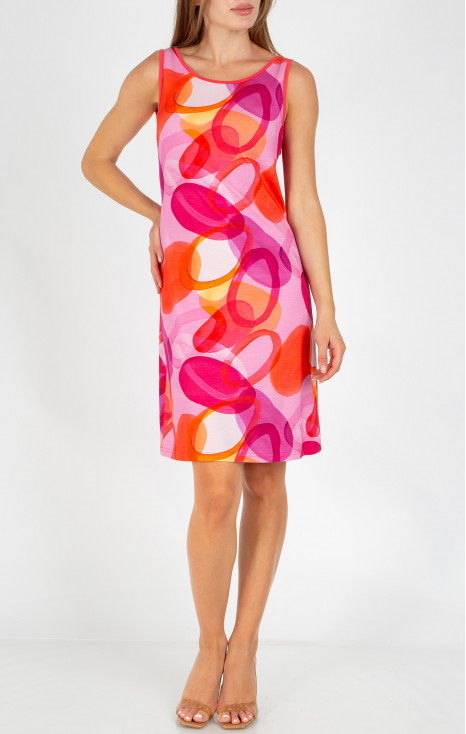 A line Dress in Pink