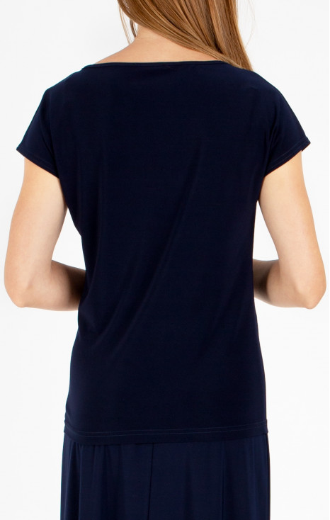 Elegant blouse in Dark Navy Blue