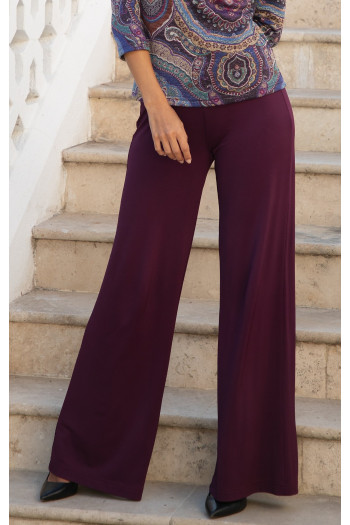Wide Leg Trousers in Winter Bloom colour