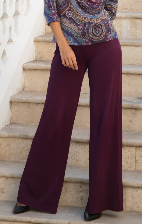 Wide Leg Trousers in Winter Bloom colour