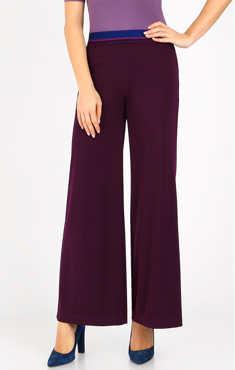 Wide Leg Trousers in Winter Bloom colour
