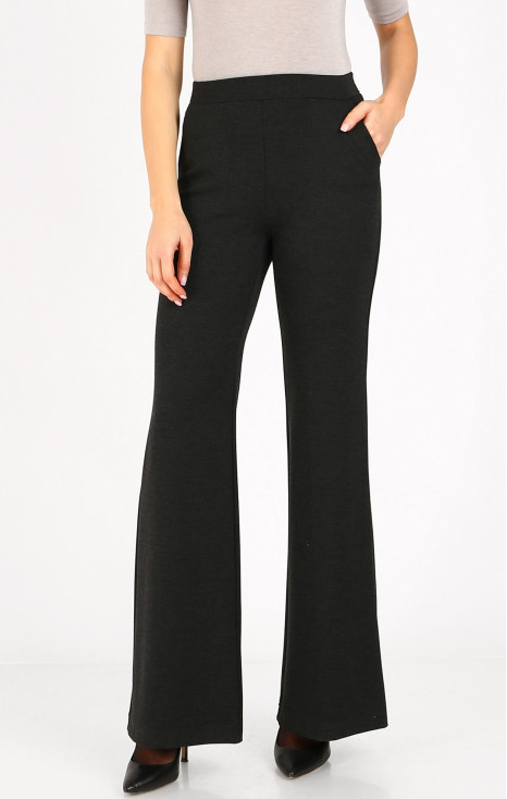 High Waist Trousers in Gray