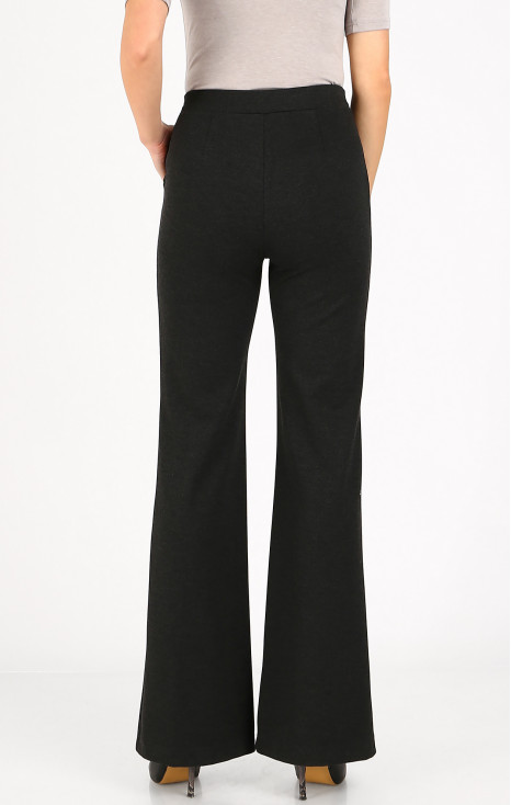 High Waist Trousers in Gray