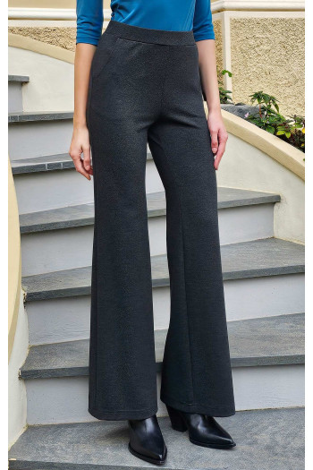 High Waist Trousers in Gray