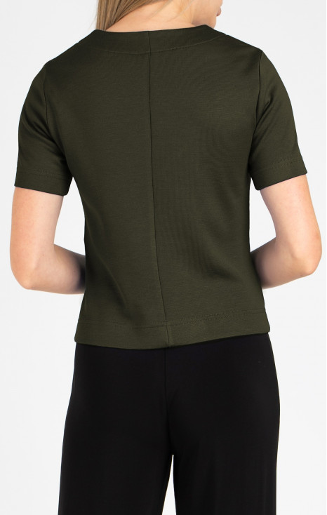 Short jacket in Dark Olive [1]