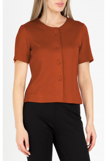 Short jacket in Gold Flame