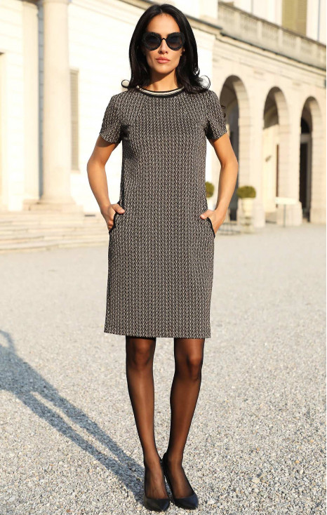 Elegant Mini Dress with Pockets [1]