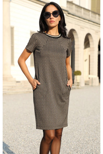 Elegant Mini Dress with Pockets