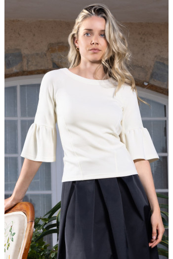 Stylish blouse in Ivory