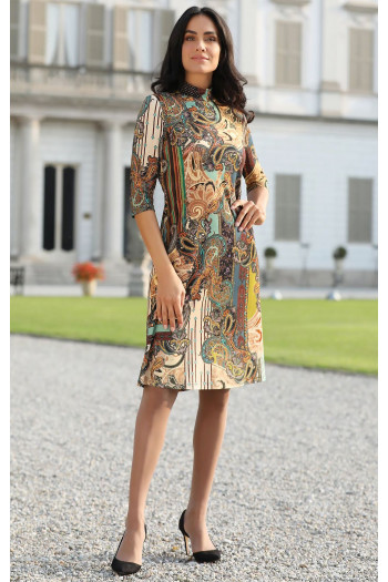 Comfort Jersey Dress with print [1]