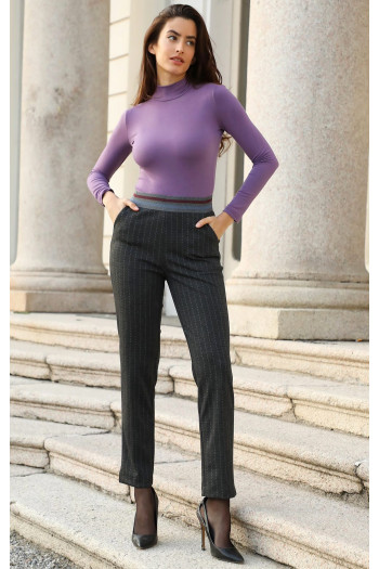 Straight-fit trousers from tricot [1]