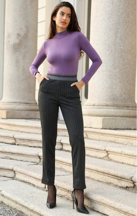 Straight-fit trousers from tricot [1]