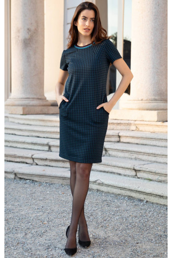 Elegant Mini Dress with Pockets