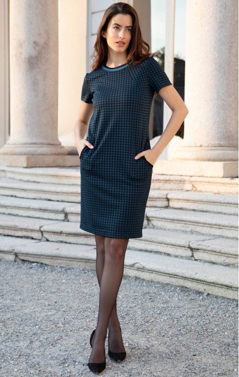 Elegant Mini Dress with Pockets