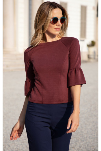 Stylish blouse in Spiced Apple [1]