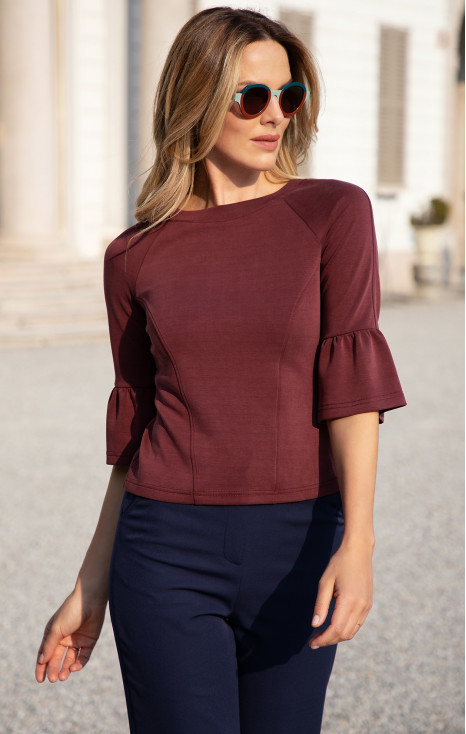 Stylish blouse in Spiced Apple [1]