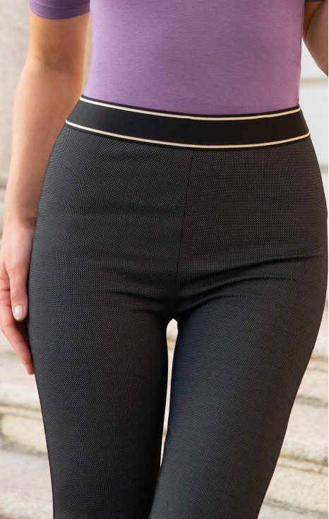 Wide Leg Trousers with Dots