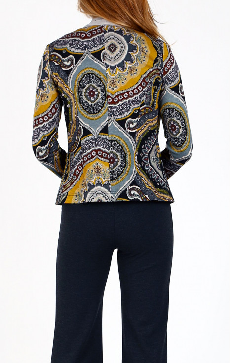 Printed Short Blazer [1]