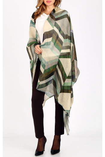 Luxury scarf Modern Geometric Cubes