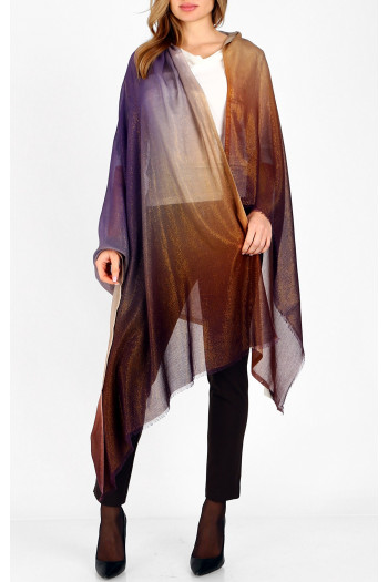Luxury scarf Purple Sunset