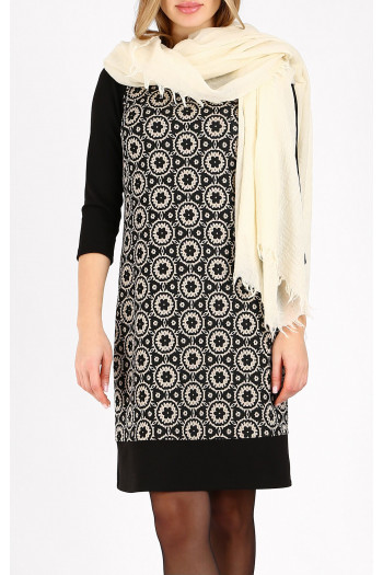 Wool scarf - Ivory Breeze
