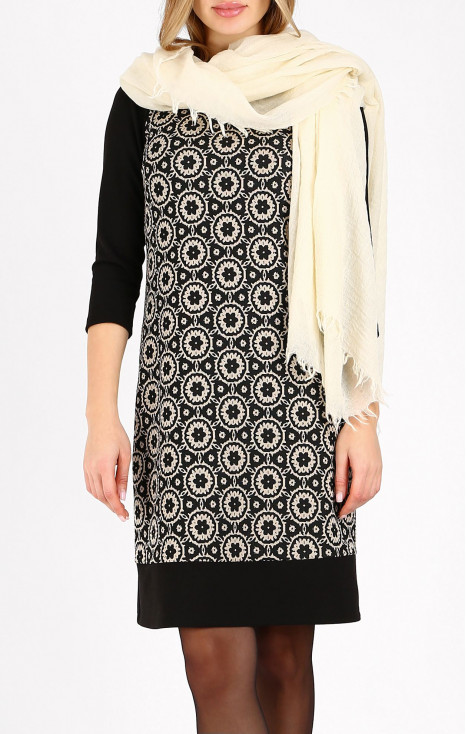Wool scarf - Ivory Breeze