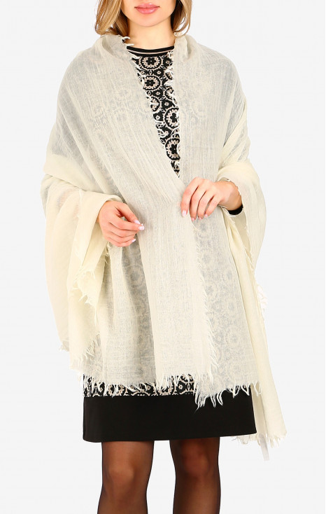 Wool scarf - Ivory Breeze [1]