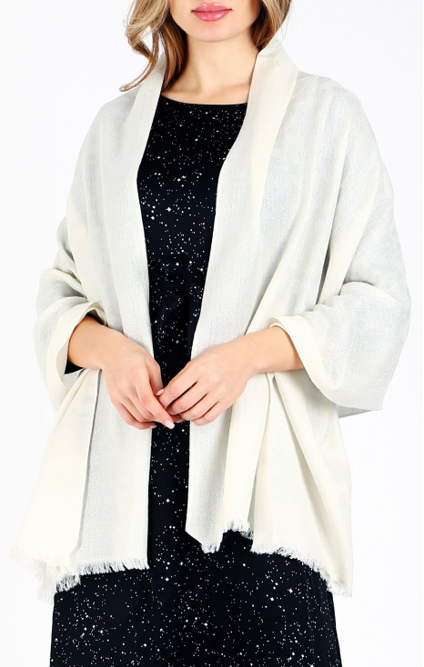 Luxury scarf Ivory Mist Jacquard