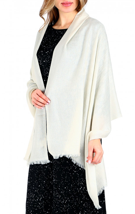 Luxury scarf Ivory Mist Jacquard