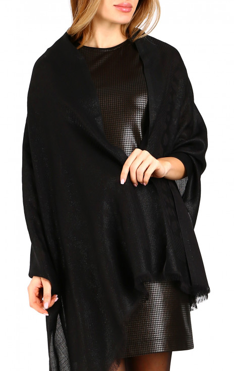 Luxury scarf Black Moon Jacquard