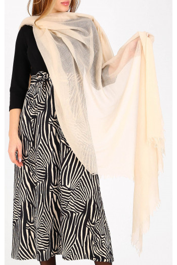 Wool scarf - Cream Vanilla Dream [1]