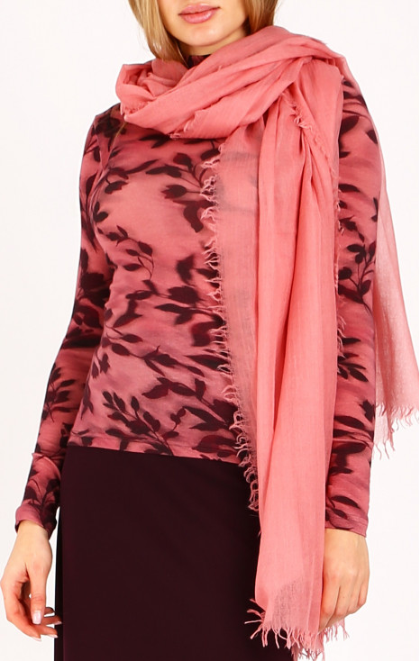 Premium New Wool Scarf &ndash; Rose Whisper