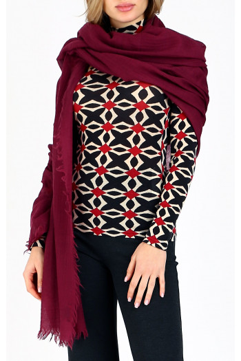 Premium New Wool Scarf – Dry Rose