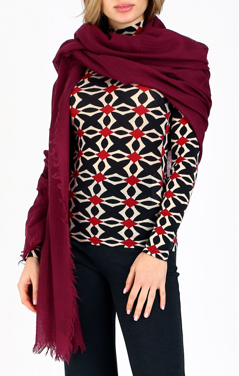 Premium New Wool Scarf &ndash; Dry Rose