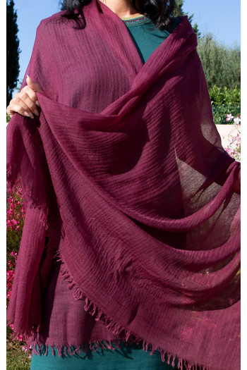 Premium New Wool Scarf – Dry Rose [1]