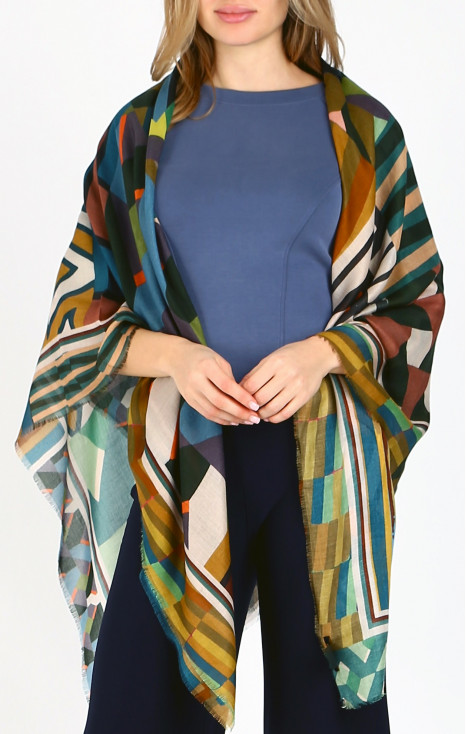 Мodal and Silk scarf Patchwork Mystic Dreams [1]