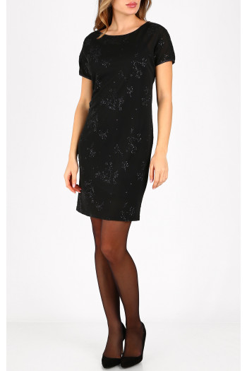 Official dress in black with glare