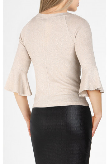 Soft Jersey Top in White Sand colour [1]