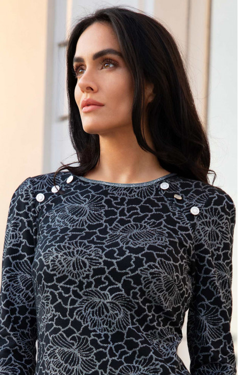 Stylish Mini Dress in Black