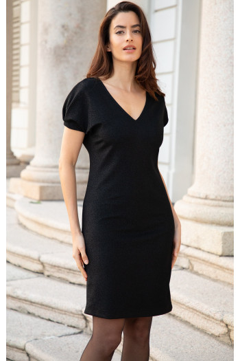 Black dress with glare