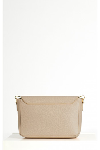 Daphne Leather Bag – Beige Pearl Button [1]