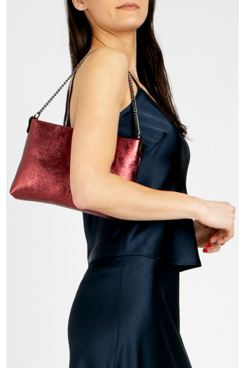Small women’s leather bag in Rosso Scuro colo [1]
