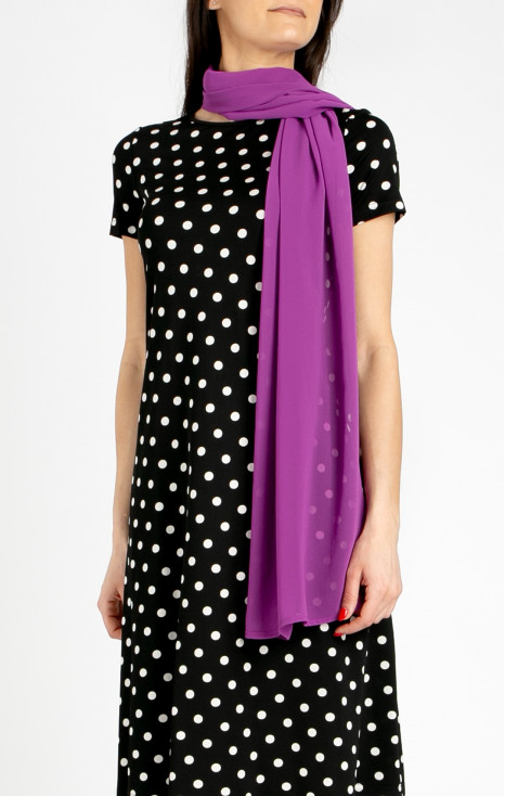 Dress made from luxurious heavy jersey in a Polka Dots pattern