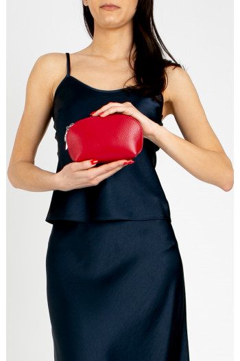 Makeup Bag in Garnet Red colour