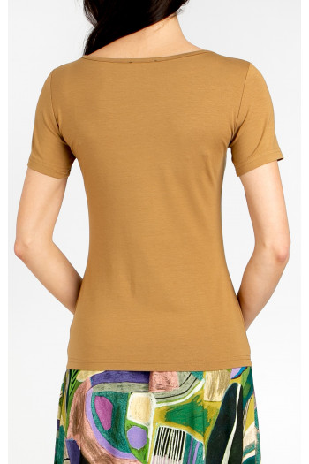 Fitted blouse in Medal Bronze [1]