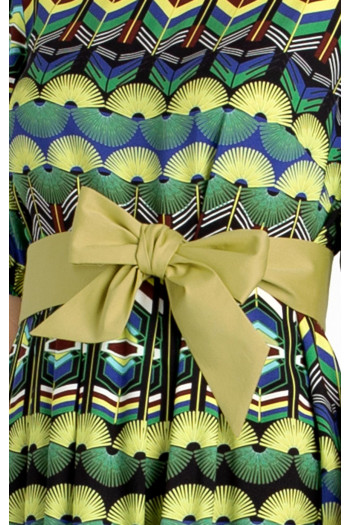 Cotton Tie Belt – Golden Palm