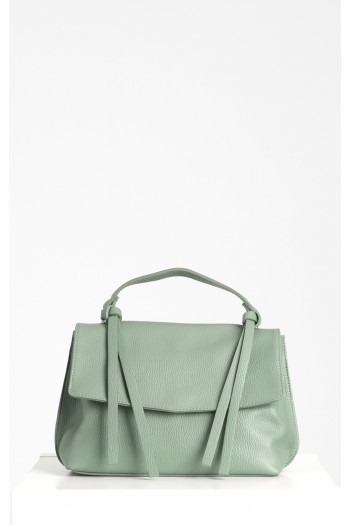 Genuine Leather Bag – Granite Green